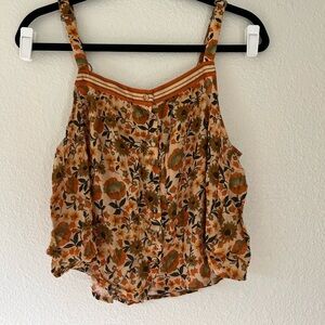 Spell Impala Lily Gold Cami Top